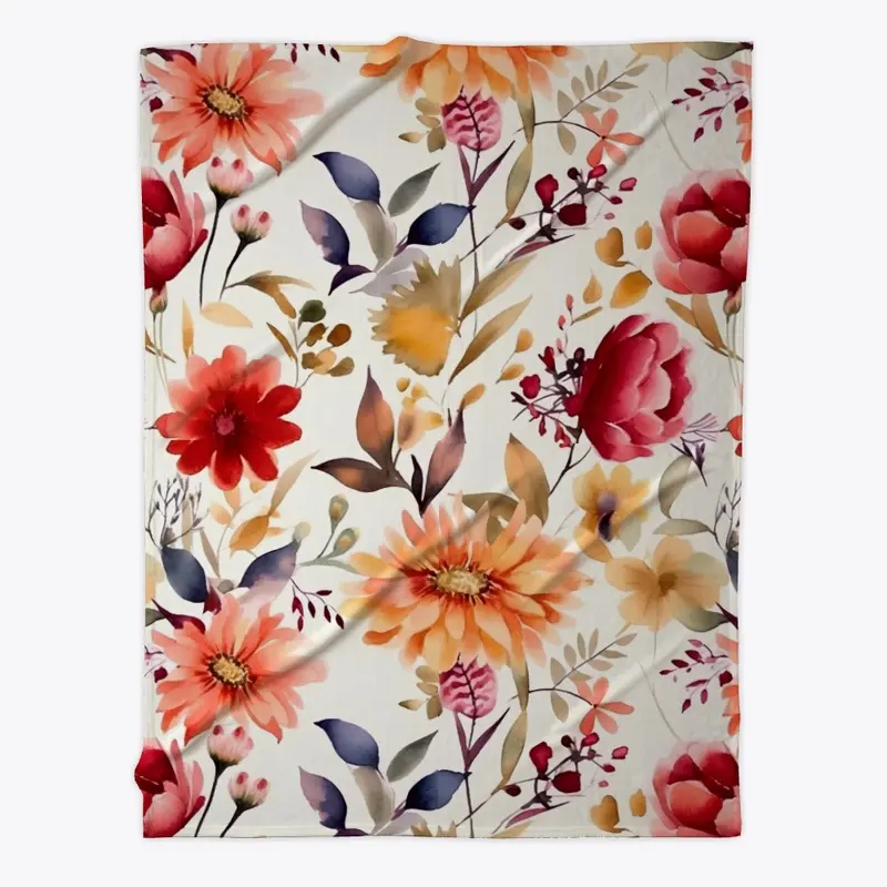 The Bloom Of Spain Fleece Blanket