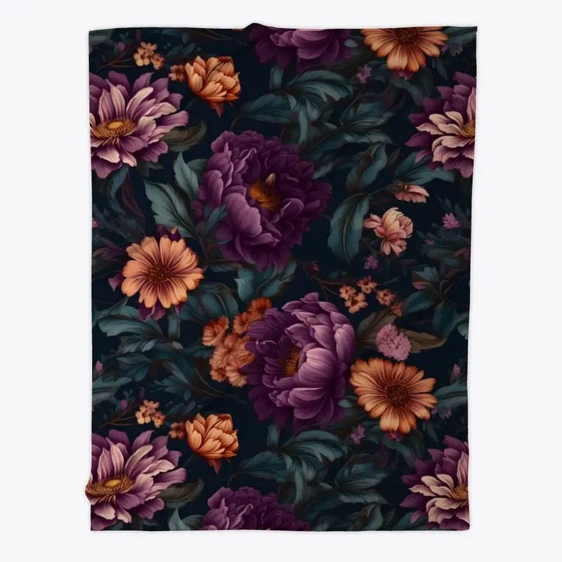 Natural Bloom Fleece Blanket